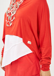 חולצה שרוול ארוך דקה חמרה