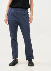 מכנסיים ארוכים עם גומי למעלה 5 כיסים כחול כהה