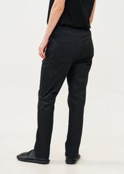 מכנסיים ארוכים עם גומי למעלה 5 כיסים שחור