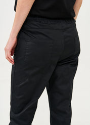 מכנסיים ארוכים עם גומי למעלה 5 כיסים שחור