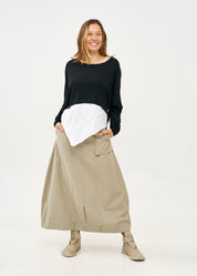 Long sleeve thin black shirt