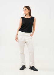 מכנסיים ארוכים עם גומי למעלה 5 כיסים סטון