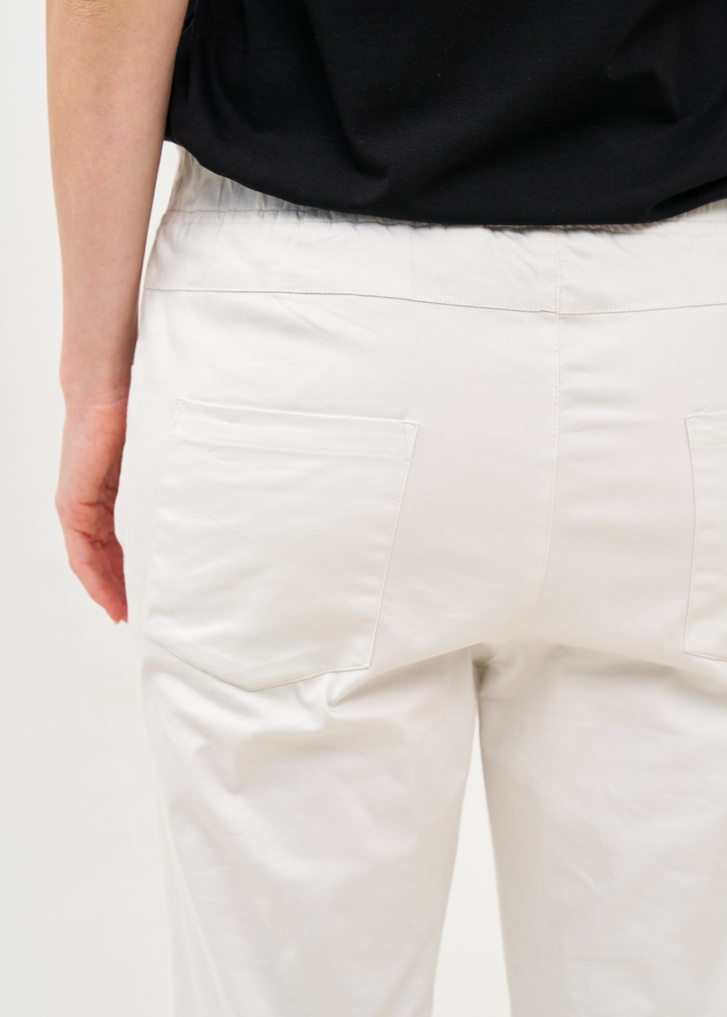 מכנסיים ארוכים עם גומי למעלה 5 כיסים סטון