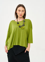 חולצה ארוכה בד סלאב ירוק