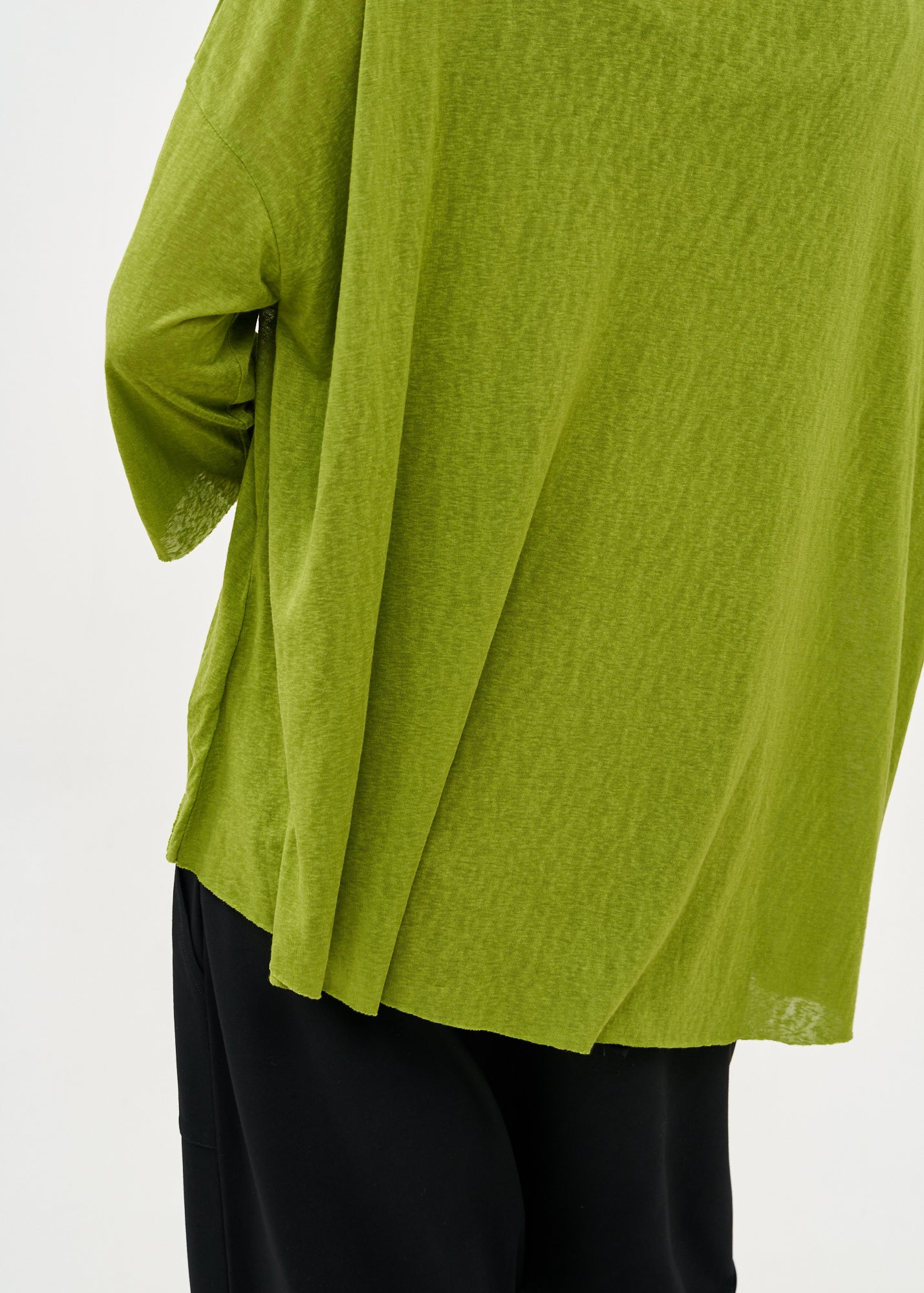 חולצה ארוכה בד סלאב ירוק