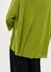 חולצה ארוכה בד סלאב ירוק