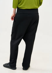 Black high waist baggy pants
