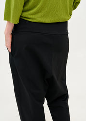 Black high waist baggy pants