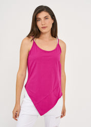 גופיה ספגטי שפיץ קדימה סגול