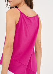 גופיה ספגטי שפיץ קדימה סגול