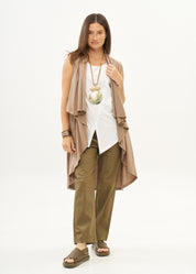 וסט טריקו ללא סגירה חום