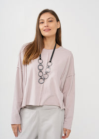 Stone long sleeve square cut shirt - 99