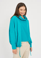 חולצה גולף אמצע שילוב הפוך טורקיז