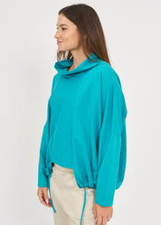 חולצה גולף אמצע שילוב הפוך טורקיז