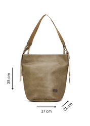 תיק עור באקט רצועה מתכווננת סטון