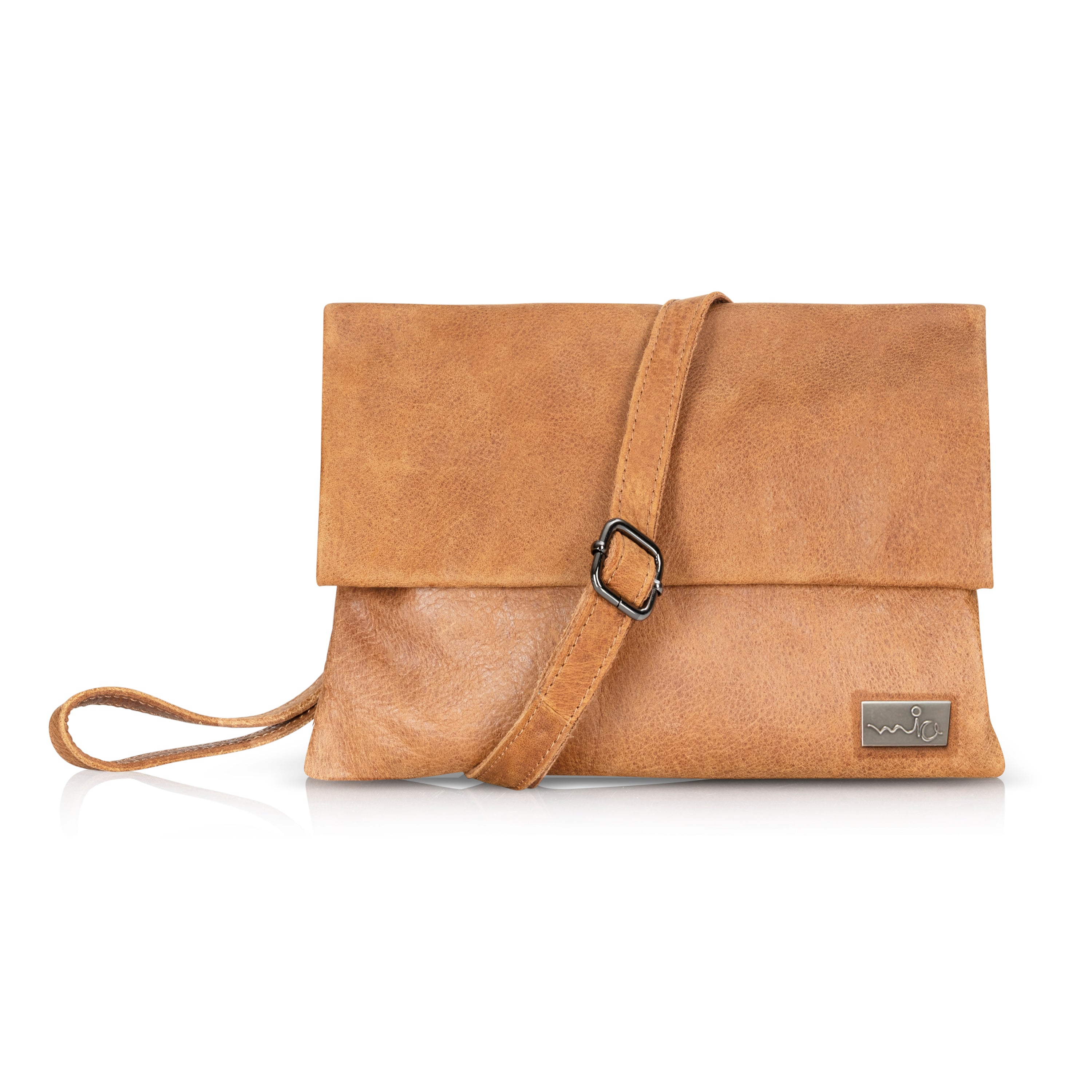 Brown Wash Magnetic Clapham Evening Bag