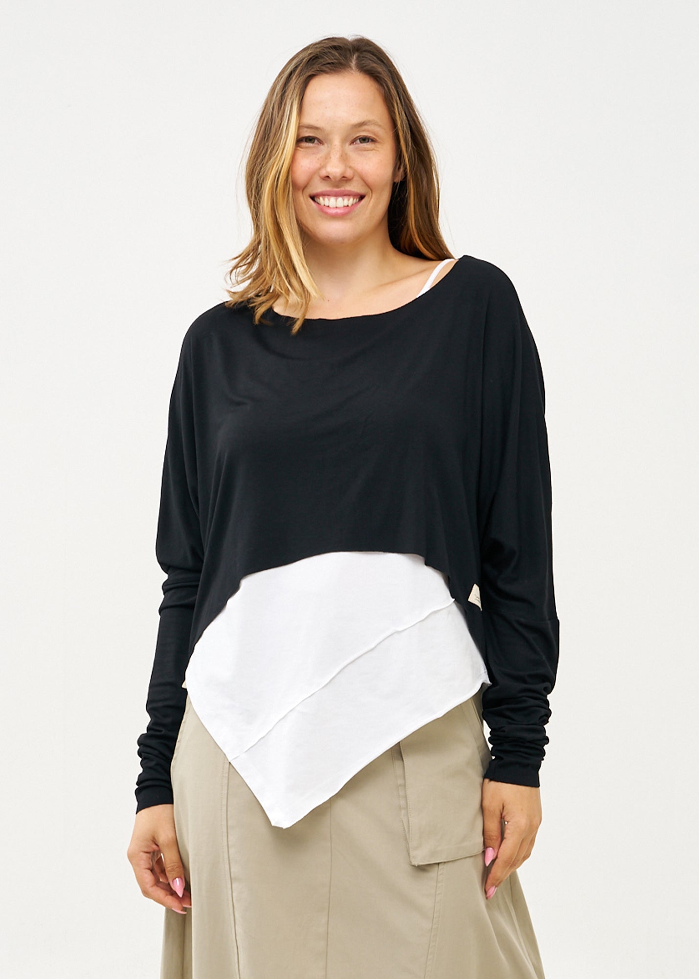 Long sleeve thin black shirt