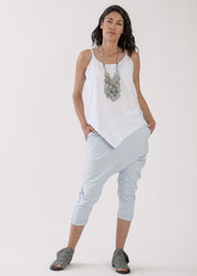 Boy long pants with back pockets light blue
