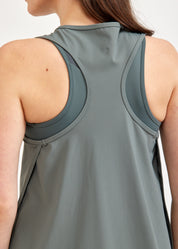 Green tank top open on the sides