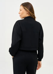 ג'קט שני כיסים קידמיים ורוכסן שחור