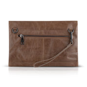 Dark brown magnetic kalapa evening bag