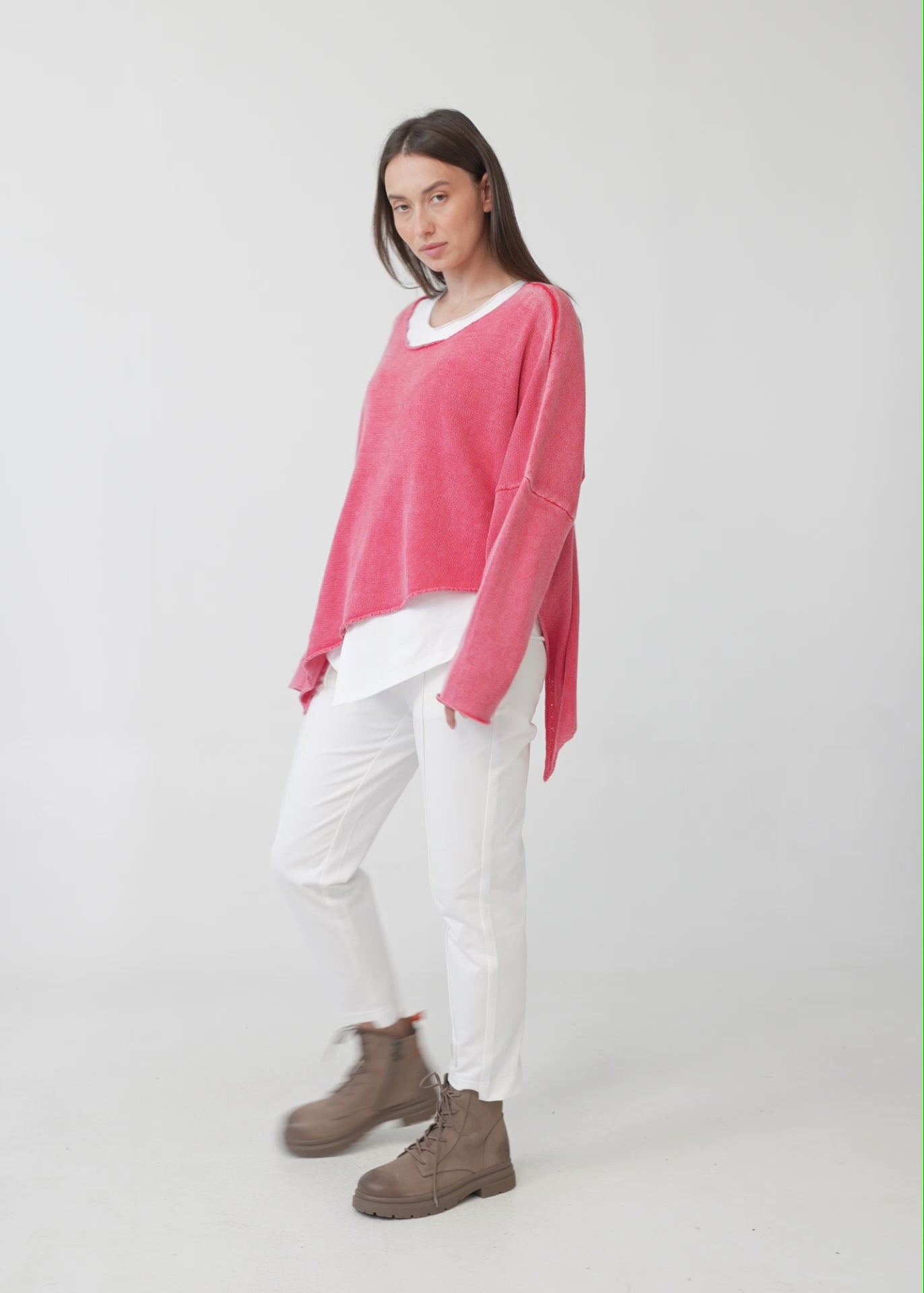 סריג ווש עטלף אוברסייז חרדל