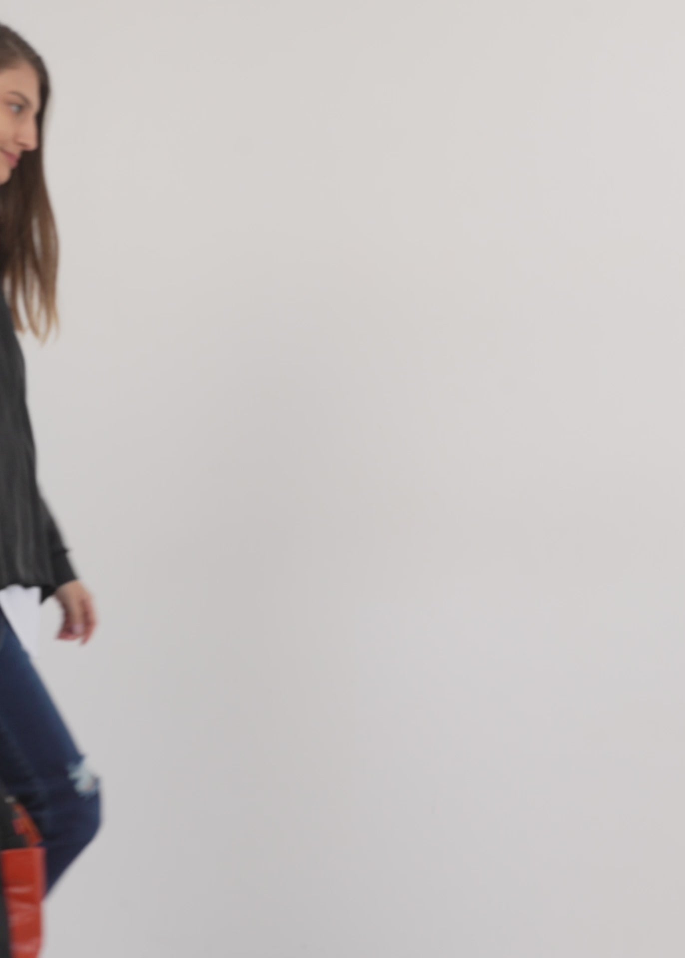 ג'קט ווש עם רוכסן מפתח מרובע שחור ווש