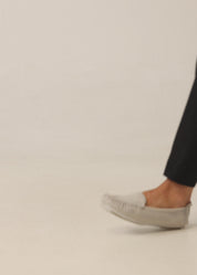Women's Soft Leather Moccasins Stone