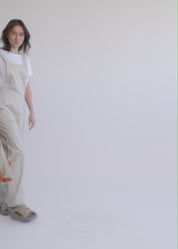 אוברול כתפיות עם סרט ירוק