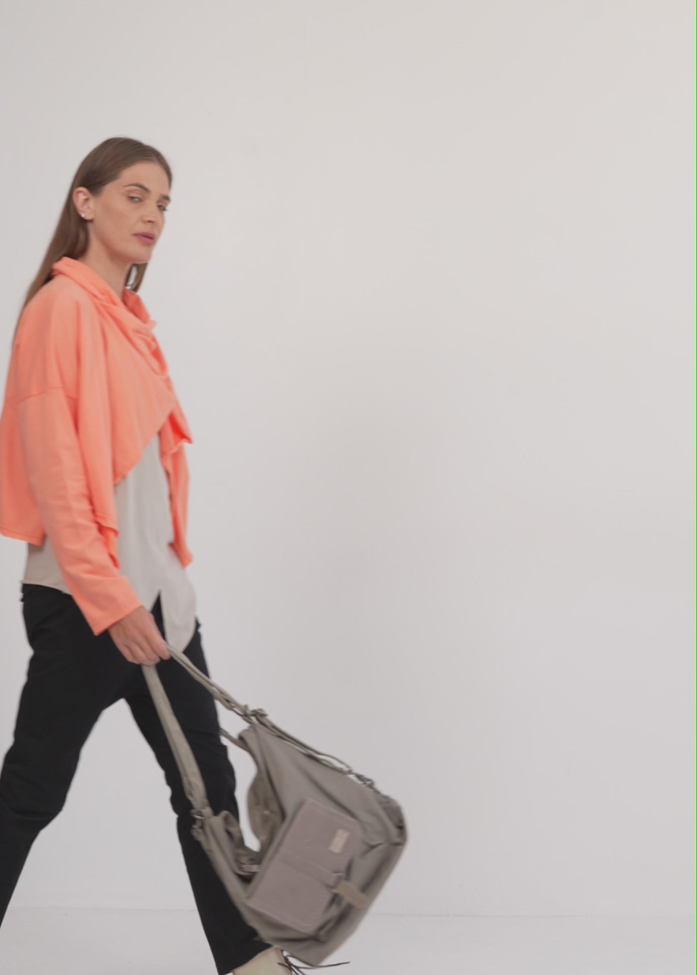 עליונית דקה צעיף מלופף שחור