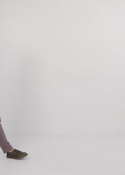 סווטשירט סיומת אסימטרית אפור בהיר