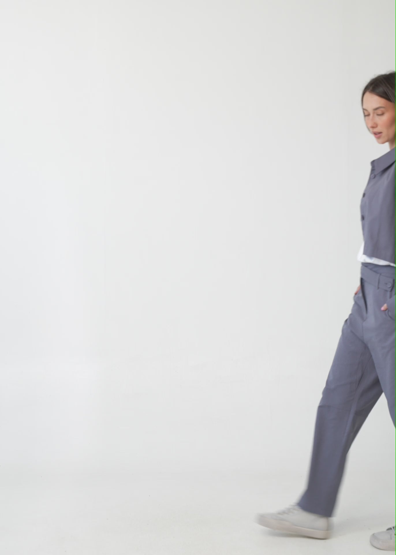 ג׳קט עם כותפת ארוכה סטון